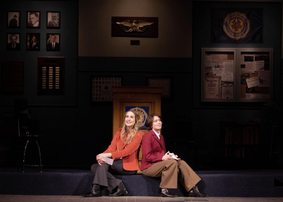 Laura Jordan (left) and Taryn Bedore (right) in "What the Constitution Means to Me."