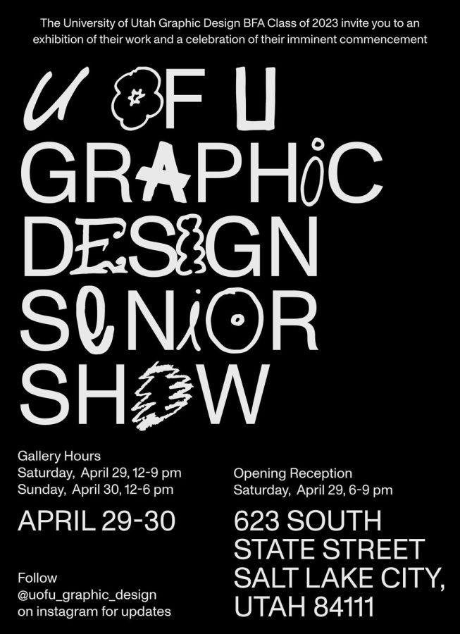 University of Utah 2023 Graphic Design Senior Show (Image courtesy of University of Utah Department of Art & Art History)