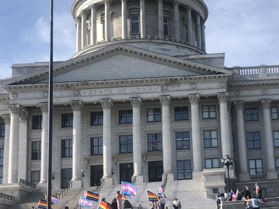 FAM Inclusive Schools Rally at the Utah State Capital April 18, 2023.