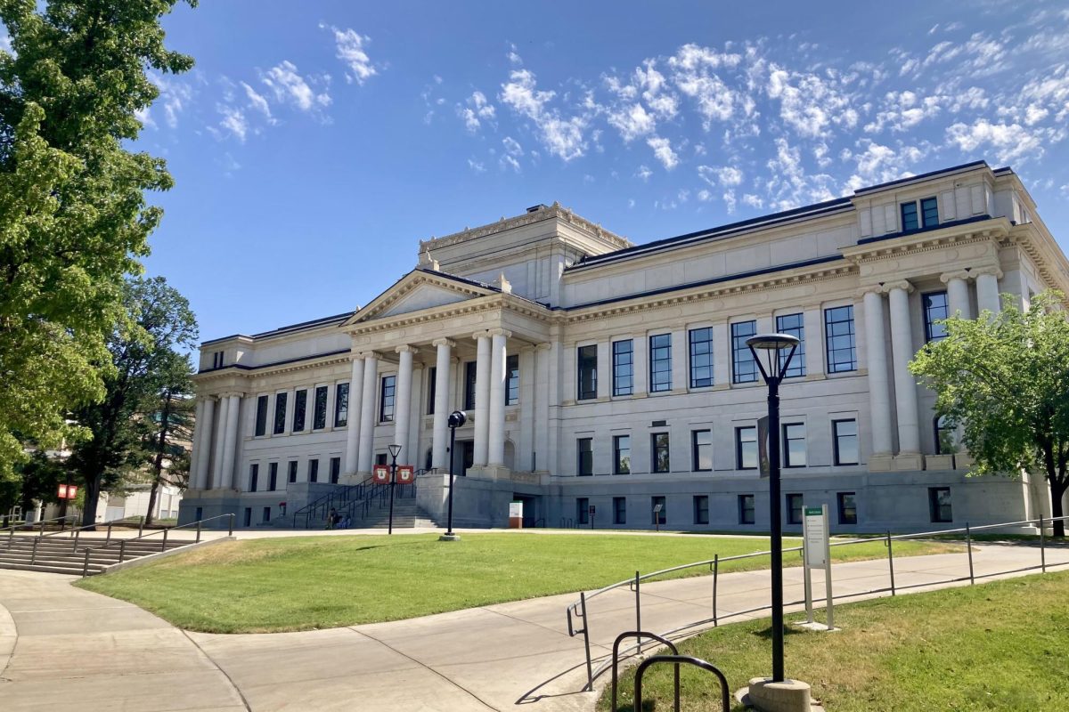 The John R. Park Building at the University of Utah campus in Salt Lake City on Saturday, July 8, 2023. (Photo by Sophie Felici | The Daily Utah Chronicle)