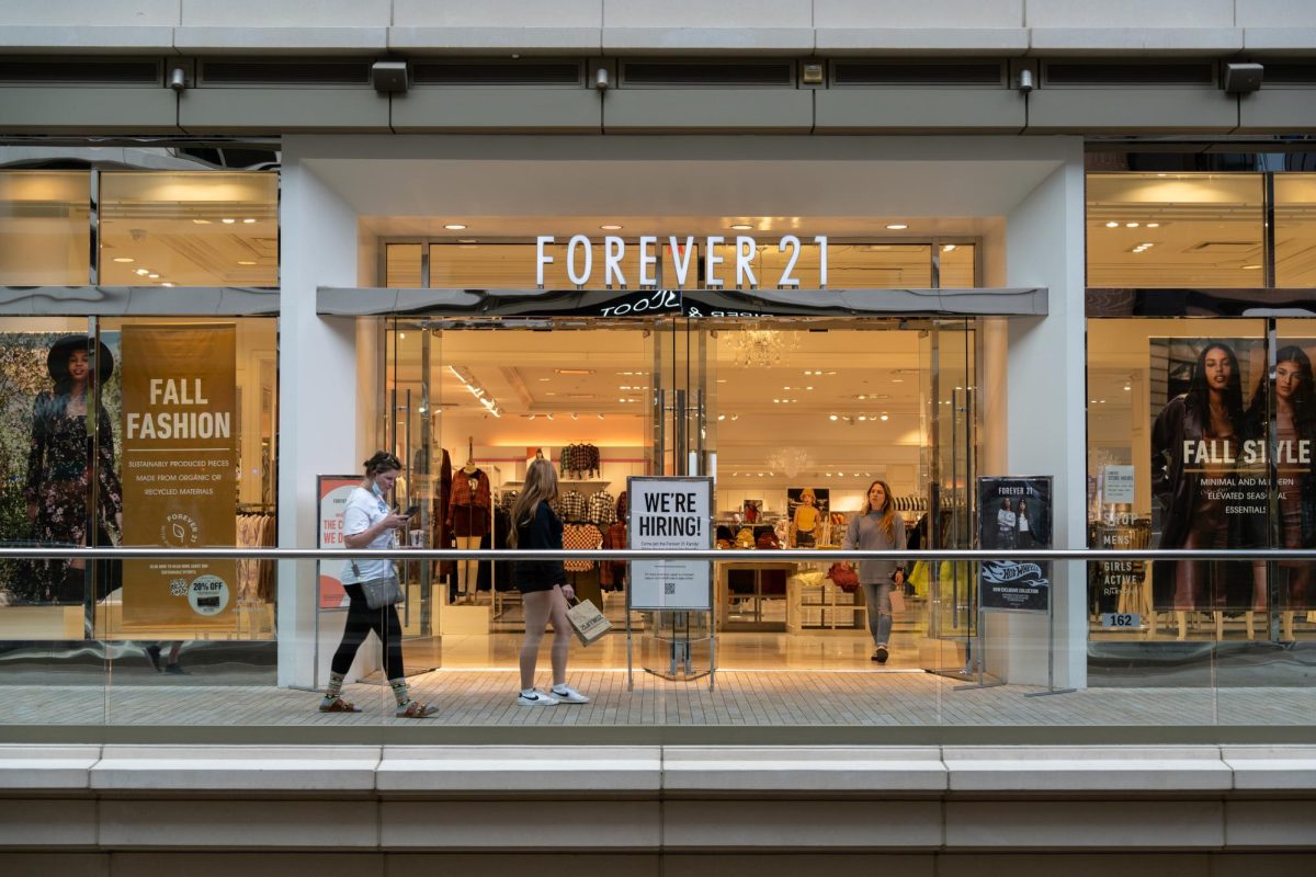 Forever 21 in the City Creek Center at Salt Lake City on Oct. 5, 2021. (Photo by Xiangyao Axe Tang | The Daily Utah Chronicle)