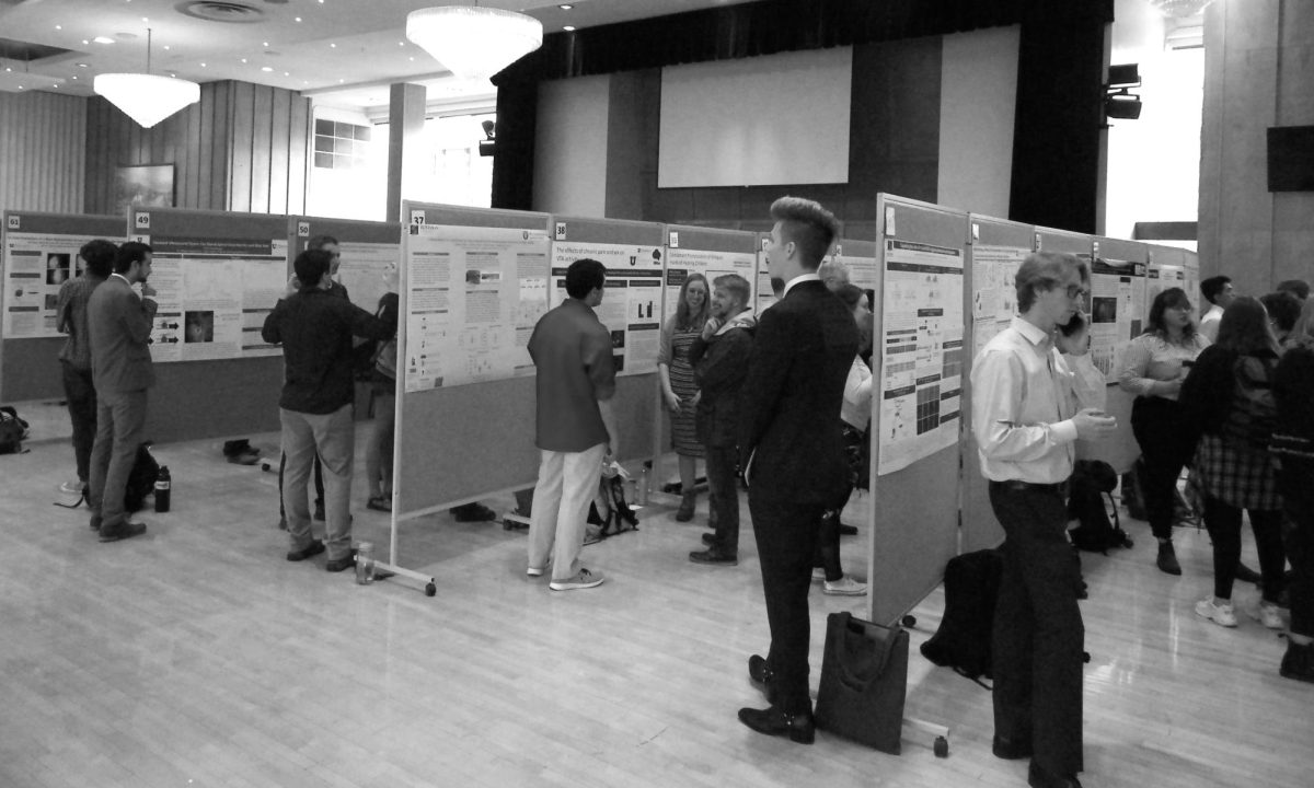 The Undergraduate Research Symposium in the A. Ray Olpin University Union on the University of Utah campus in Salt Lake City on April 19, 2019. (Photo via the Daily Utah Chronicle archive)