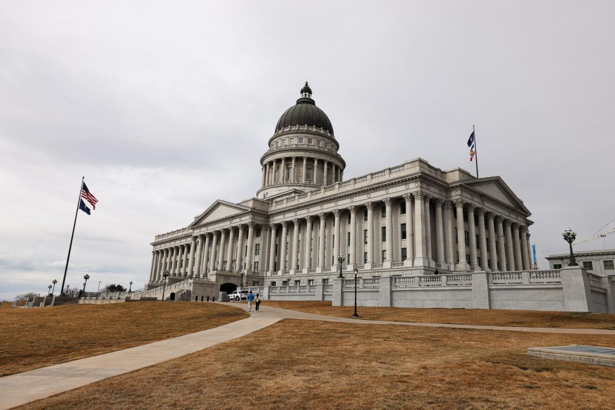 The Utah State Capitol in Salt Lake City on Thursday, Feb. 1, 2024. (Photo by Sophie Felici | The Daily Utah Chronicle)