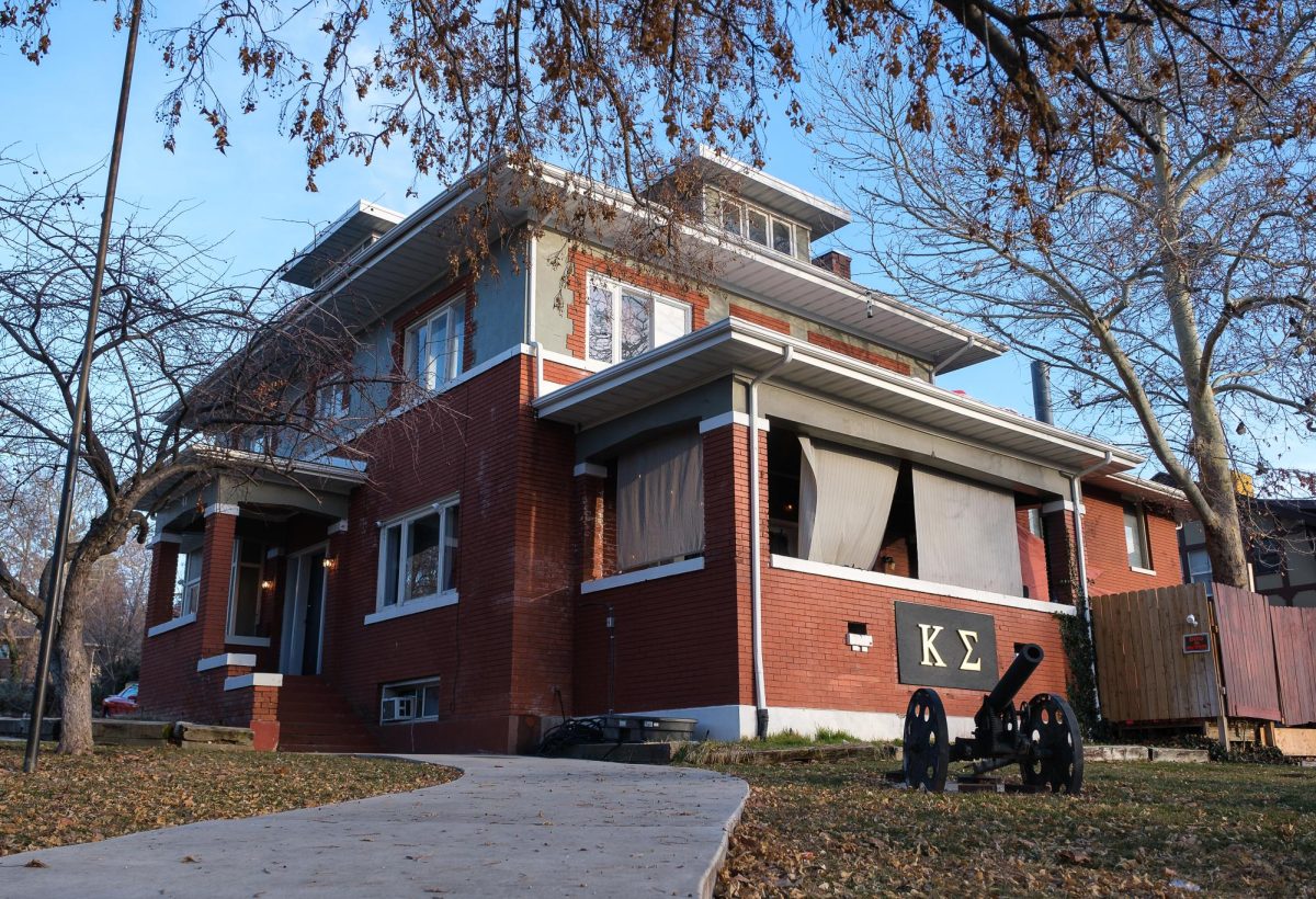 The Kappa Sigma fraternity house in Salt Lake City on Saturday, Feb. 17, 2024. (Photo by Marco Lozzi | The Daily Utah Chronicle)