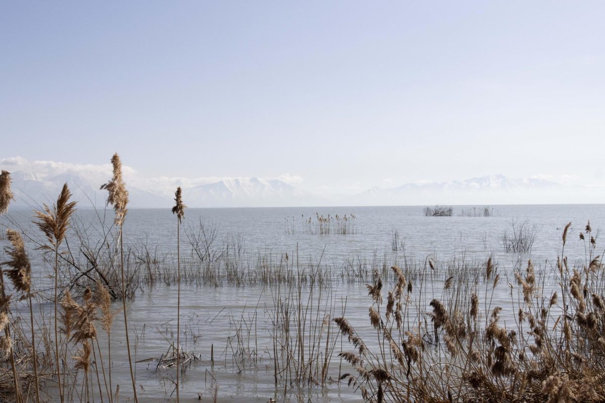 The Utah Lake in Saratoga Springs, Utah on February on Feb. 22, 2024. (Photo by Sarah Karr | The Daily Utah Chronicle)