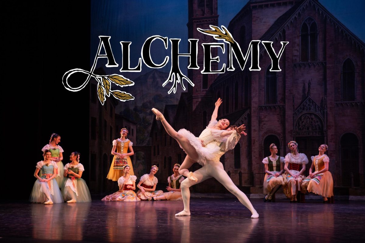 (School of Dance presents Alchemy photo courtesy www.toddcollinsphotography.com logo courtesy School of dance design courtesy Haley Freeman)
