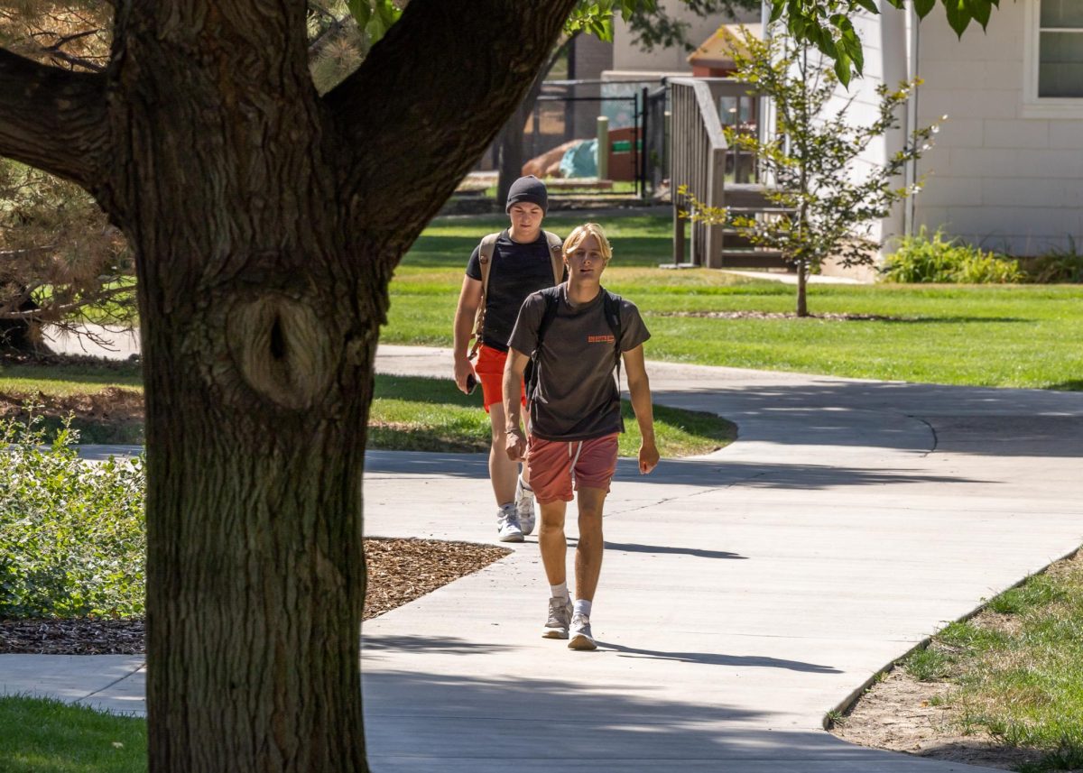Members of the campus community travel around the University of Utah in Salt Lake City on Wednesday, Sept. 7, 2022. (Photo by Jack Gambassi | The Daily Utah Chronicle)