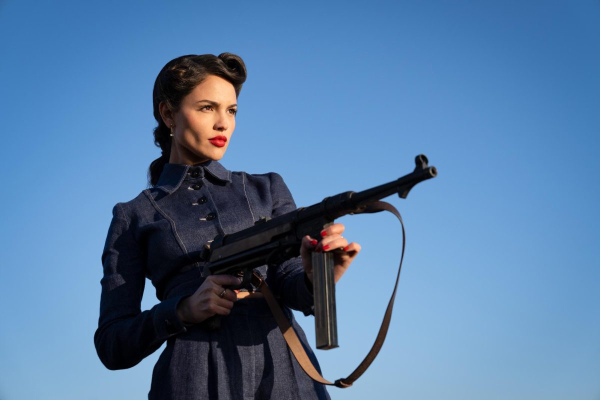 Eiza González in The Ministry of Ungentlemanly Warfare (Courtesy of Dan Smith for Lionsgate Films)