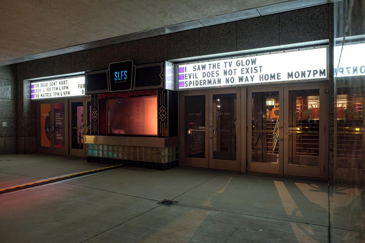 The entrance of the Broadway Centre Cinemas in downtown Salt Lake City on Saturday, June 1, 2024. (Photo by Marco Lozzi | The Daily Utah Chronicle)