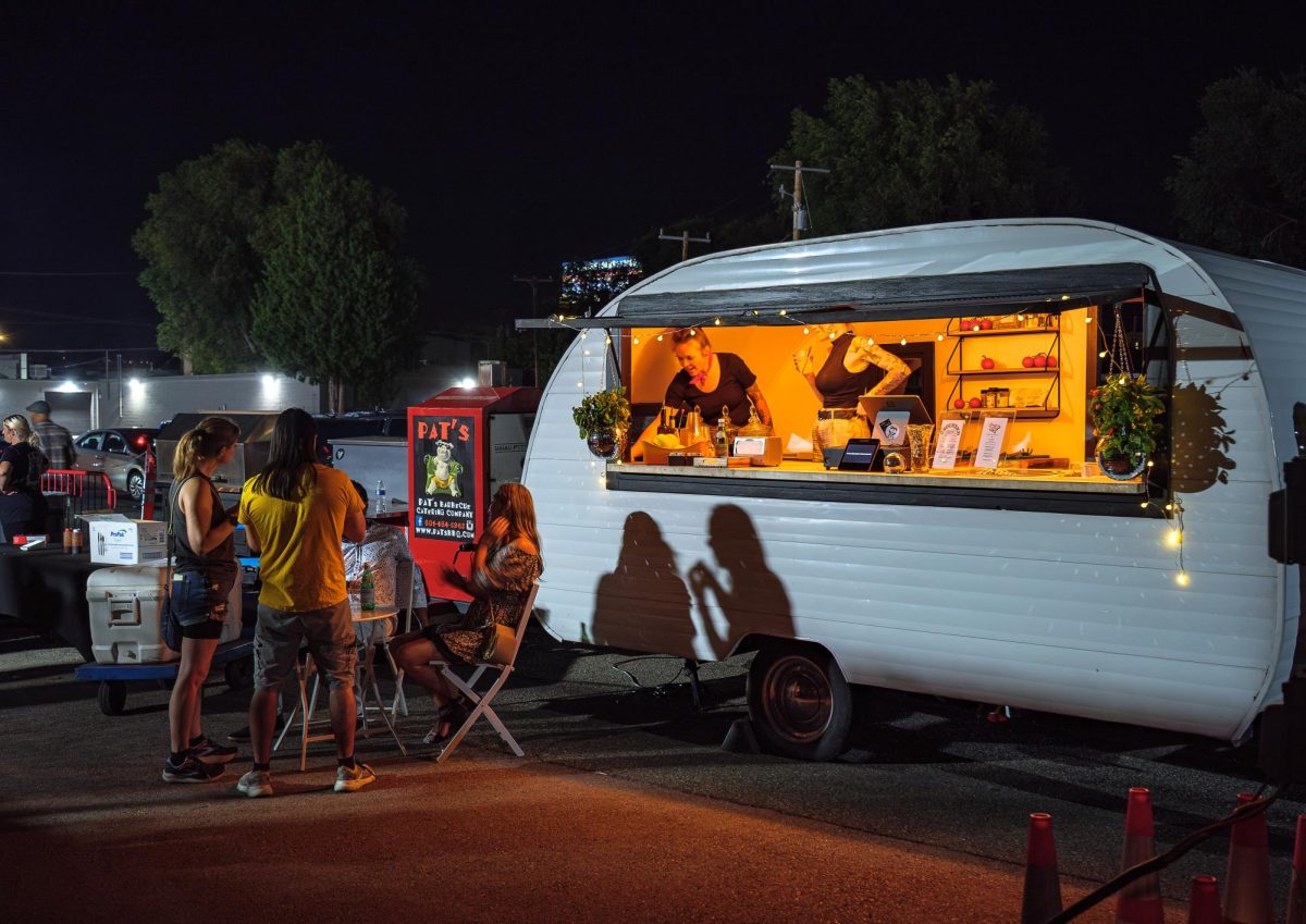 Festival goers mingle during the Grid City Music Festival in Salt Lake City on Aug. 23, 2024. (Photo by Marco Lozzi | The Daily Utah Chronicle)