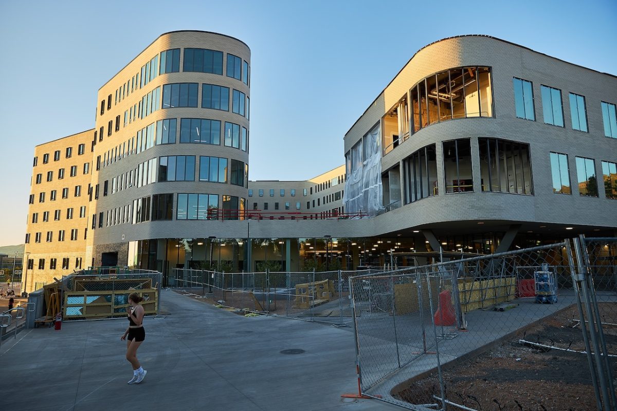 The Impact Prosperity Epicenter Building on the University of Utah campus in Salt Lake City on Friday, Aug. 30, 2024. (Photo by Luke Larsen | The Daily Utah Chronicle)