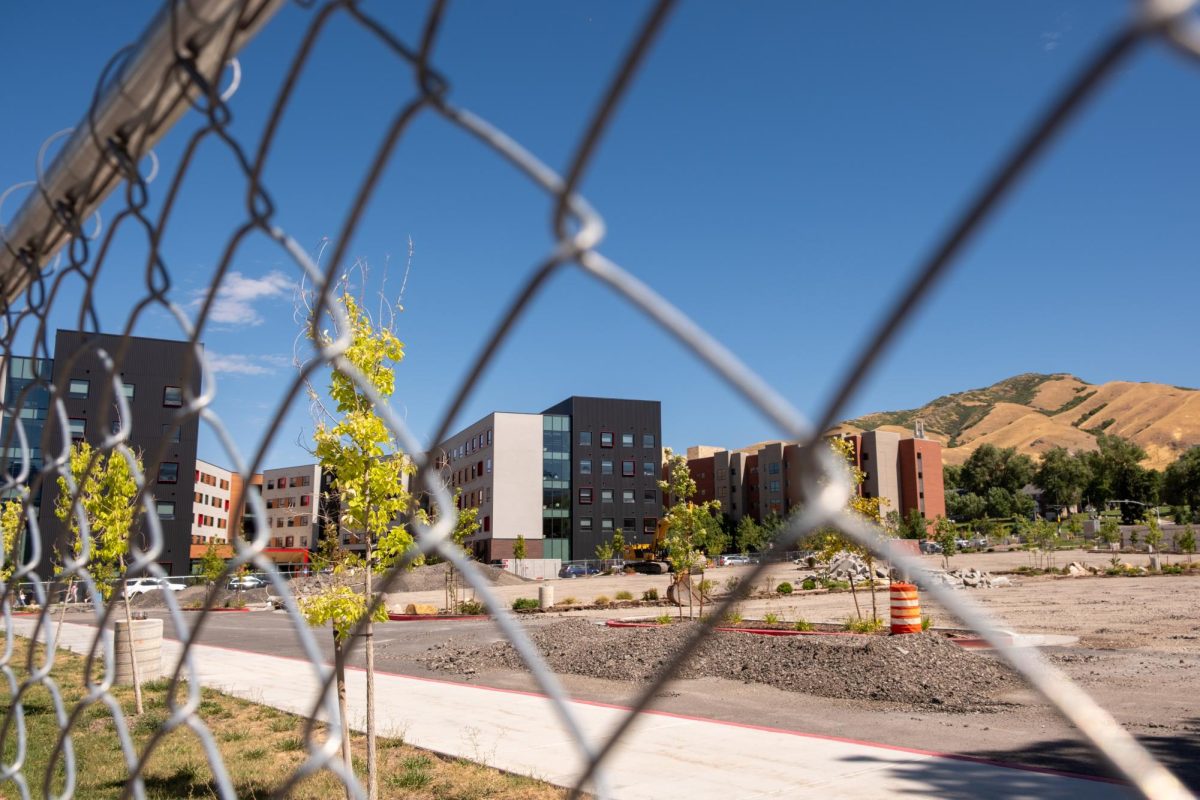 University of Utah Lot 22 closed and under construction on Thursday, Aug. 15, 2024. (Photo by Madeline Van Wagenen | The Daily Utah Chronicle)