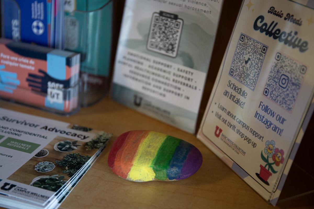 The Union's Center for Community and Cultural Engagement displays various outreach programs following the LGBT Resource Center, a student support organization shut down following the passage of HB 261. (Photo by Addy Cowley | The Daily Utah Chronicle)