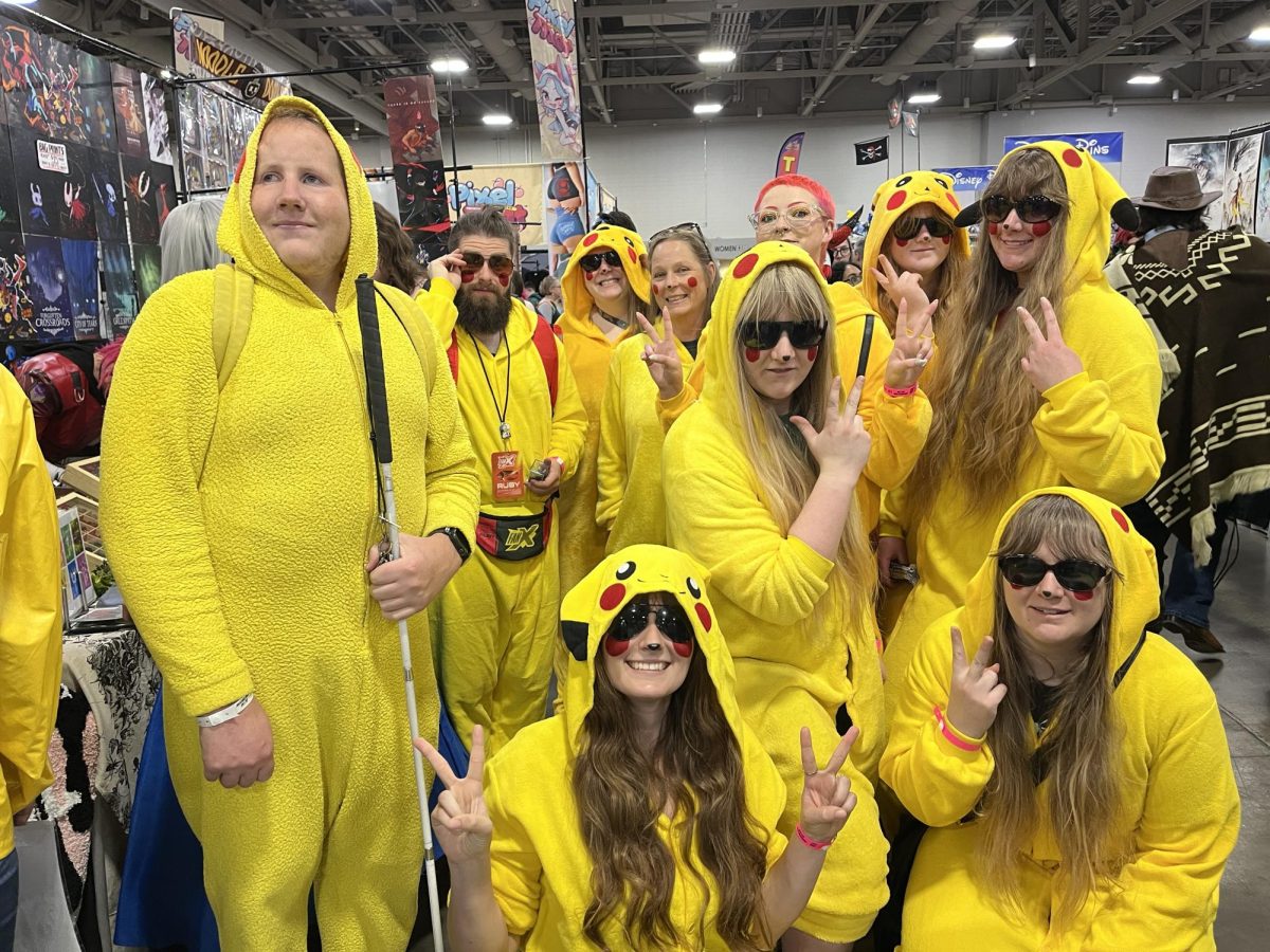 Group cosplay Pikachu at Salt Lake's FanX, Friday, Sept. 26 (Photo by Laney Hansen | The Daily Utah Chronicle)