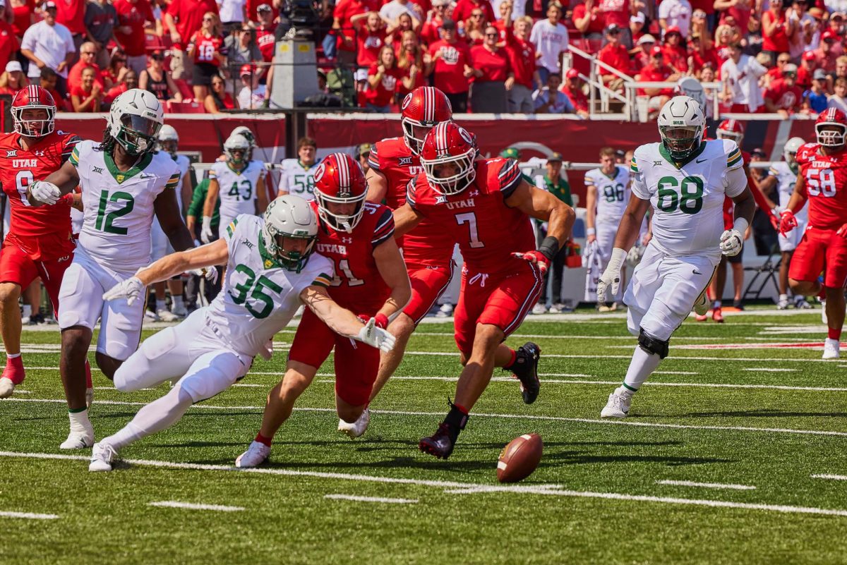 The University of Utah vs. Baylor University football game at Rice-Eccles Stadium in Salt Lake City on Saturday, Sept. 7, 2024. (Photo by Luke Larsen | The Daily Utah Chronicle)