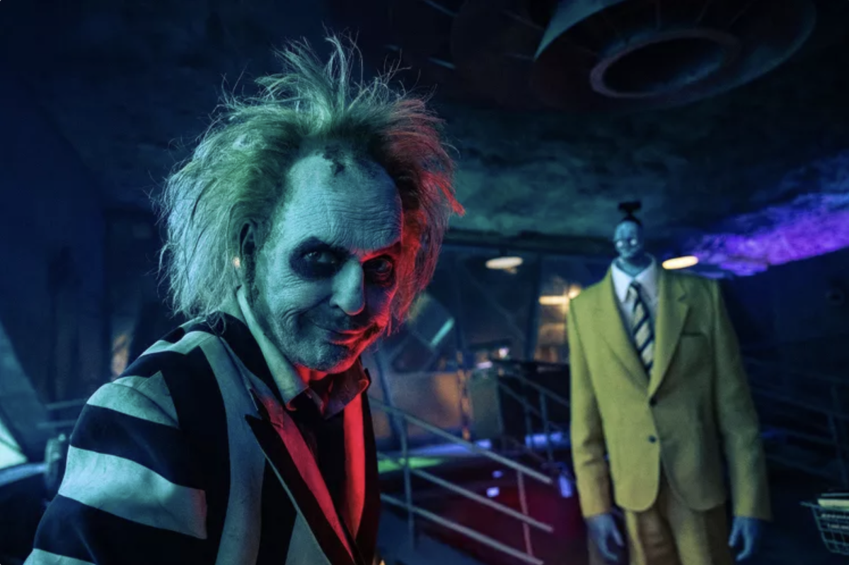 Michael Keaton in “Beetlejuice Beetlejuice” Courtesy of Warner Bros. Entertainment Inc.