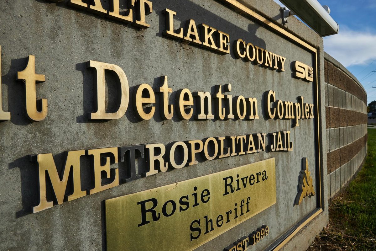 The Salt Lake County Metropolitan jail in Salt Lake City, Utah on Tuesday, Oct. 22, 2024. (Photo by Luke Larsen | The Daily Utah Chronicle)