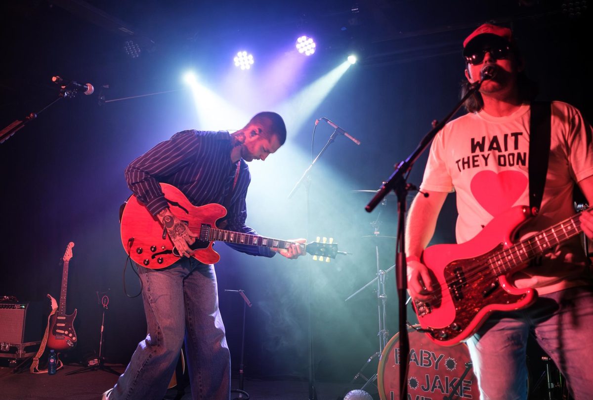 Jake Herring and Joey DePaiva play at the The Urban Lounge in Salt Lake City on Sunday, Nov. 3, 2024. (Photo by Marco Lozzi | The Daily Utah Chronicle)