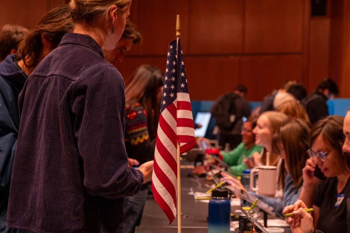 University of Utah students vote at the J. Willard Marriott Library in Salt Lake City on Tuesday, Nov. 5. (Photo by Madeline Van Wagenen | The Daily Utah Chronicle)