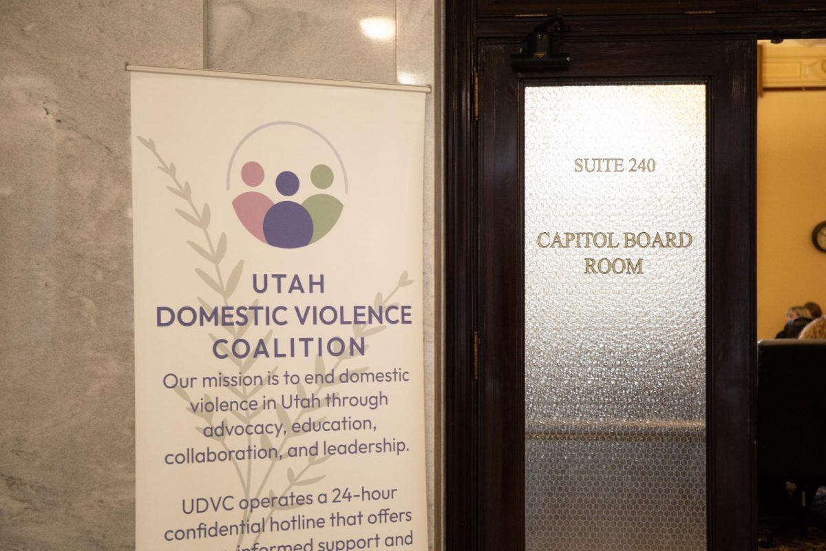 The Capitol Board Room during Utah Domestic Violence Coalition Advocacy Day at the Utah State Capitol on Feb. 10, 2026. (Photo by Addy Cowley | The Daily Utah Chronicle)