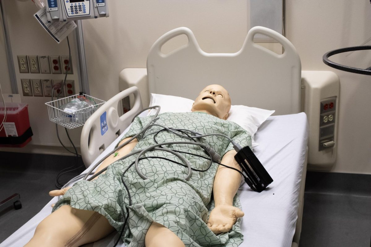High-tech mannequin used to prepare students for clinical practice at the University of Utah's simulation lab. (Photo by Luca DiGregorio | The Daily Utah Chronicle)