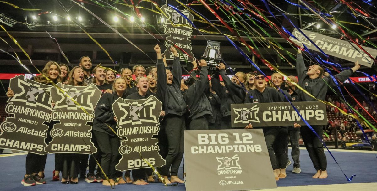 Utah Gymnastics wins Big 12 Championship at the Maverick Center on March 21, 2026