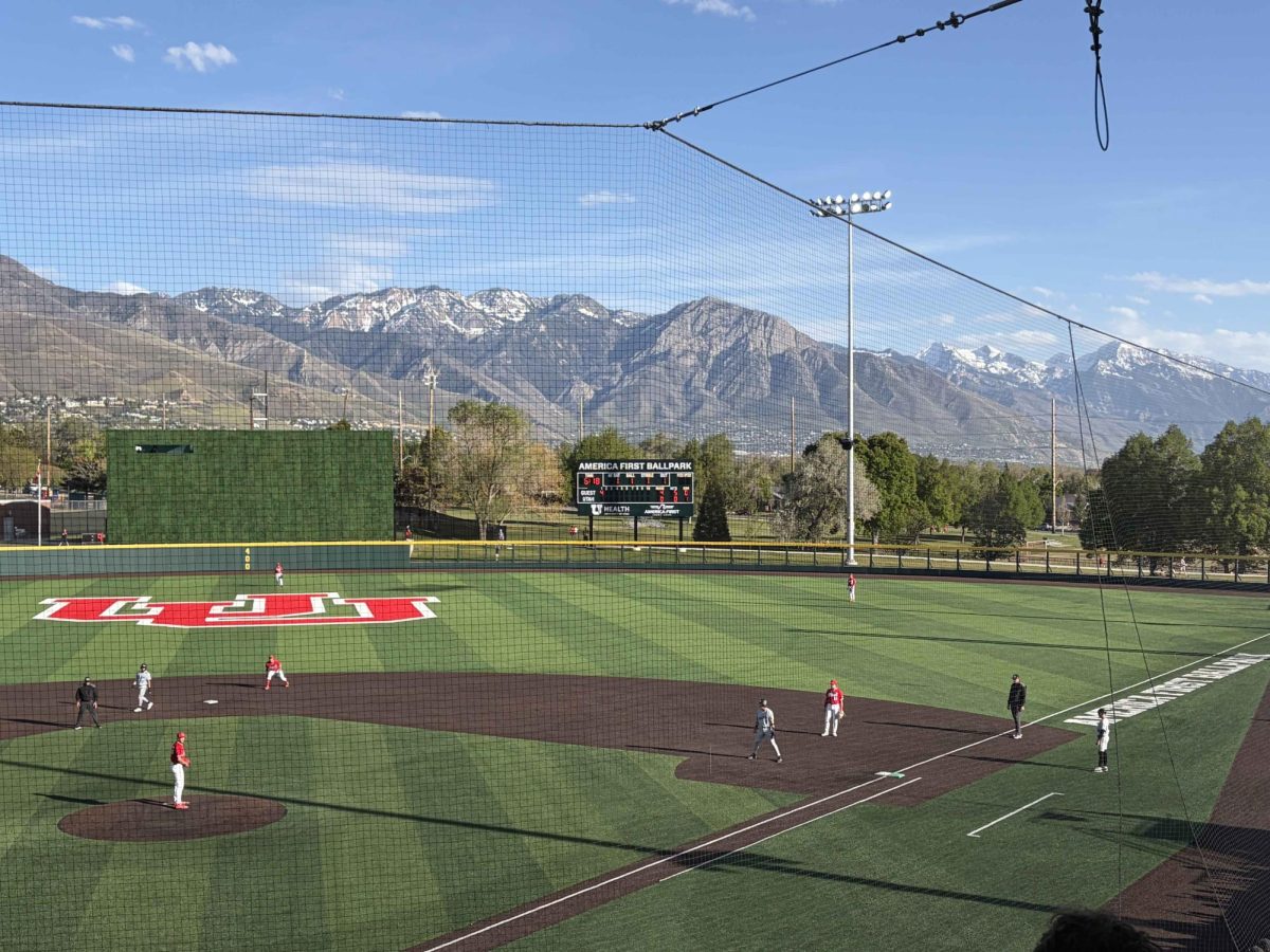 Utah takes on the UVU Wolverines at Charlie Monfort Field at America First Ballpark on April 21, 2026.