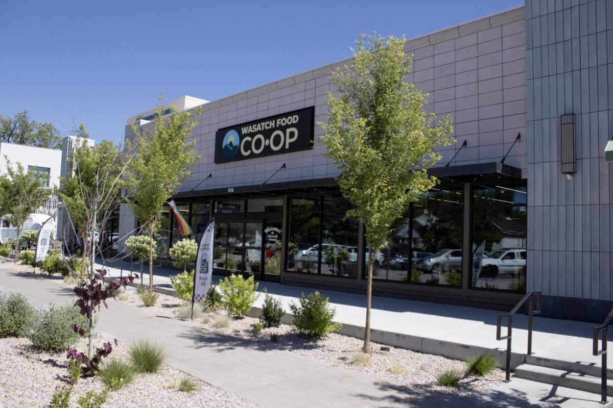 The front of the Wasatch Co-op. (Photo by Zane Poss | The Daily Utah Chronicle)