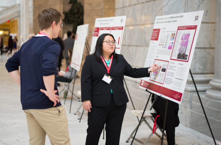 Students present undergraduate research at the Utah State Capitol in 2017 | Daily Utah Chronicle